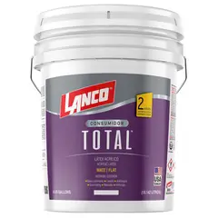 LANCO - Pintura Acrílica Mate 4 galón(es) Blanco