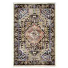 IDETEX - Alfombra Grande Style Blue 240x340 cm Polipropileno Multicolor