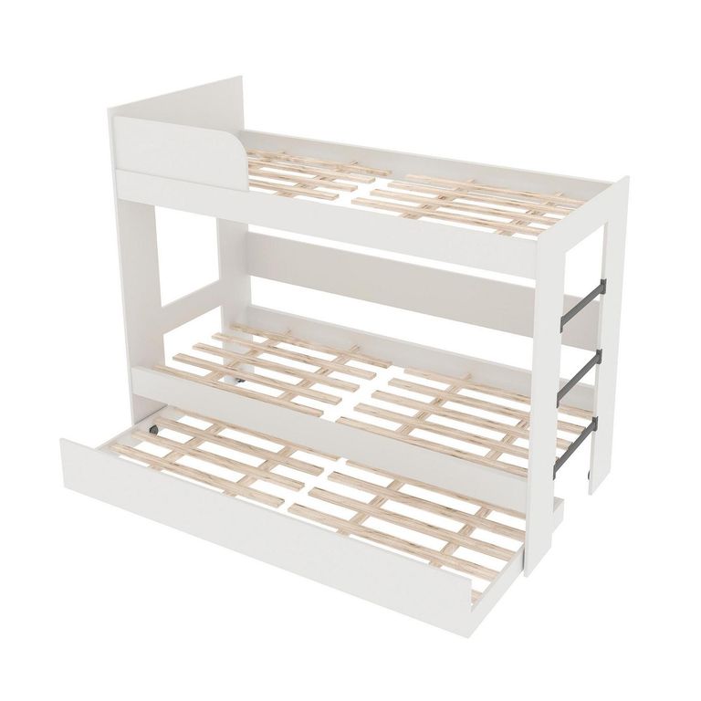 TECNOMOBILI Camarote Litera Triple CM8003 1 plaza Blanco