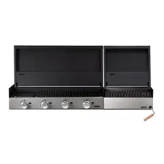 BOSCA - Parrilla para quincho block gas 1000 + block carbón 500