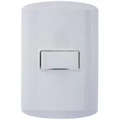 BTICINO - Interruptor conmutador 9/24 10 A Modus Plus Blanco