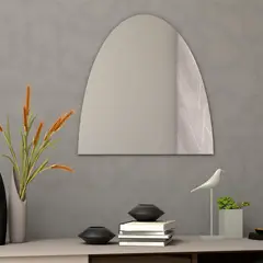 TUHOME - Espejo Decorativo Semicírculo 60x60 cm Sorano