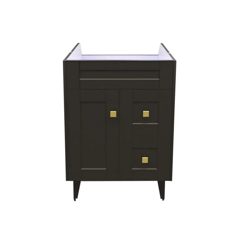 Mueble vanitorio deluxe n60 cm café (sin cubierta)