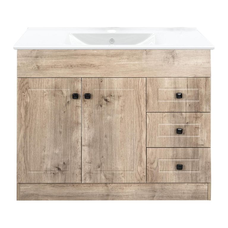 Kit mueble vanitorio ph wood p 100x47x80 cm