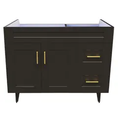 DOMSA - Mueble vanitorio deluxe 100 cm café (sin cubierta)