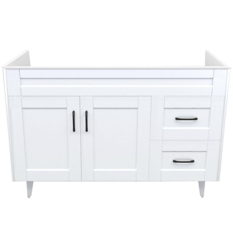 Mueble vanitorio deluxe 120 cm blanco (sin cubierta)