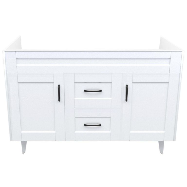 Mueble vanitorio deluxe d 120 cm blanco (sin cubierta)