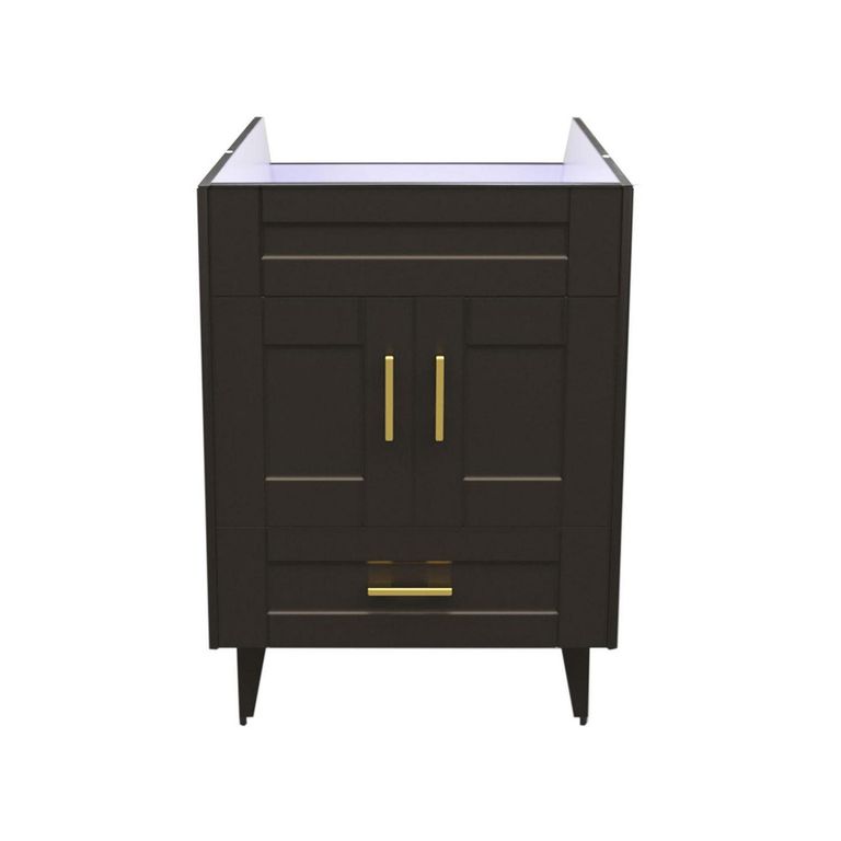 Mueble vanitorio deluxe b60 cm café (sin cubierta)