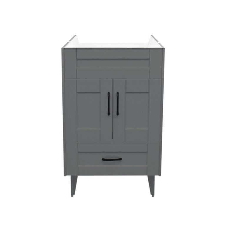 Mueble vanitorio deluxe 50 cm gris (sin cubierta)