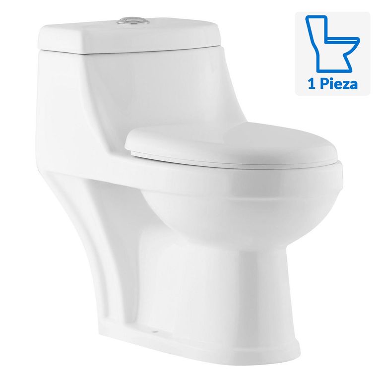 Sanitario One piece a Piso 30,5 cm 6 Litros SD Blanco