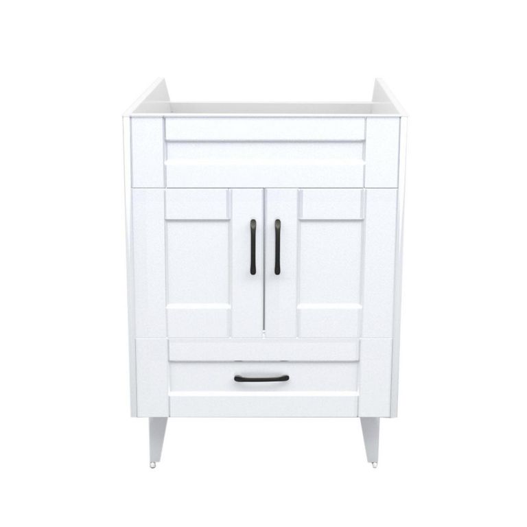 Mueble vanitorio deluxe b60 cm blanco (sin cubierta)