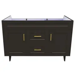 DOMSA - Mueble vanitorio deluxe d 120 cm café (sin cubierta)