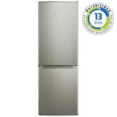 MADEMSA - Refrigerador Bottom Freezer Frío Directo 179 Litros Inox MED165S
