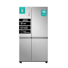 HISENSE - Refrigerador 2 Puertas Side by Side No Frost 635 Litros Inox RS820NV