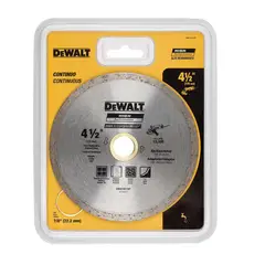 DEWALT - Disco de corte diamantado continuo 4,5"