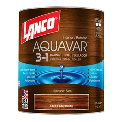 LANCO - Barniz 3 en 1 Satinado 1 l Arce