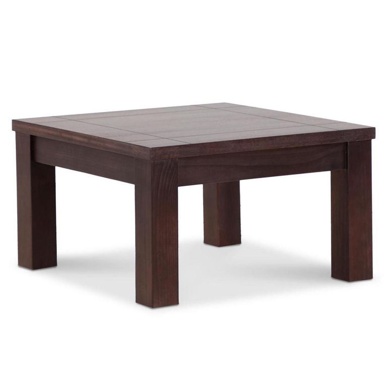 Mesa centro Ñuble 70x70x40 cm chocolate