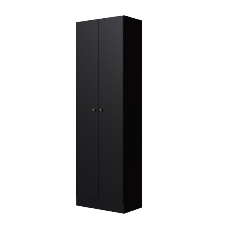 Estante Paraná MDP 5 Nivel(es) 55x174.5x31.2 cm Negro