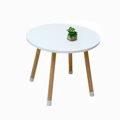 KIDSCOOL - Mesa redonda blanca
