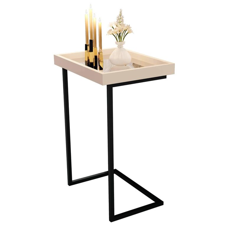 Mesa auxiliar Luxor perla