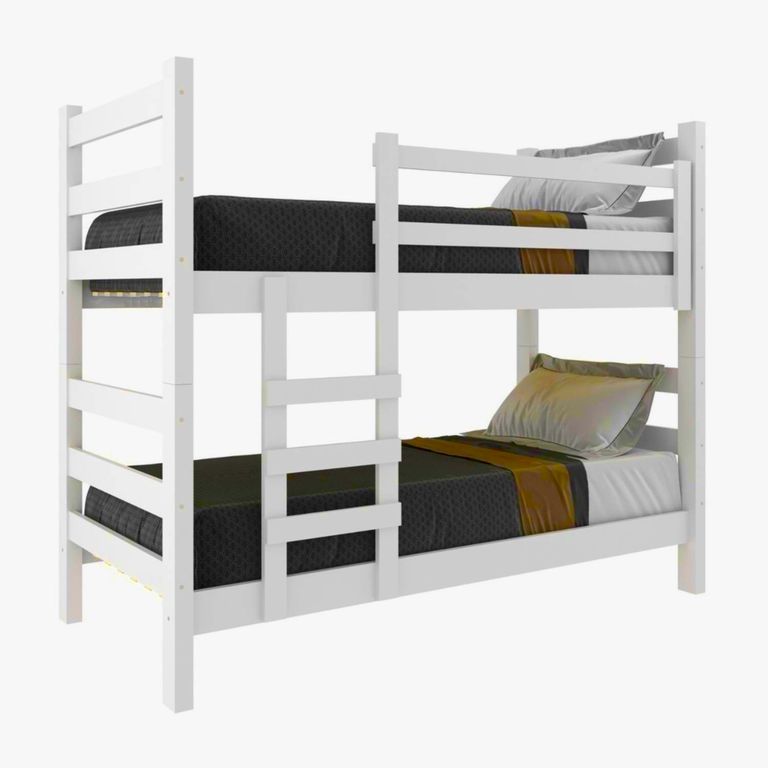 BE DESIGN Camarote Essenciale blanco con escalera