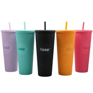 KEEP - Vaso Alto de Plástico 710 ml Colores Surtidos