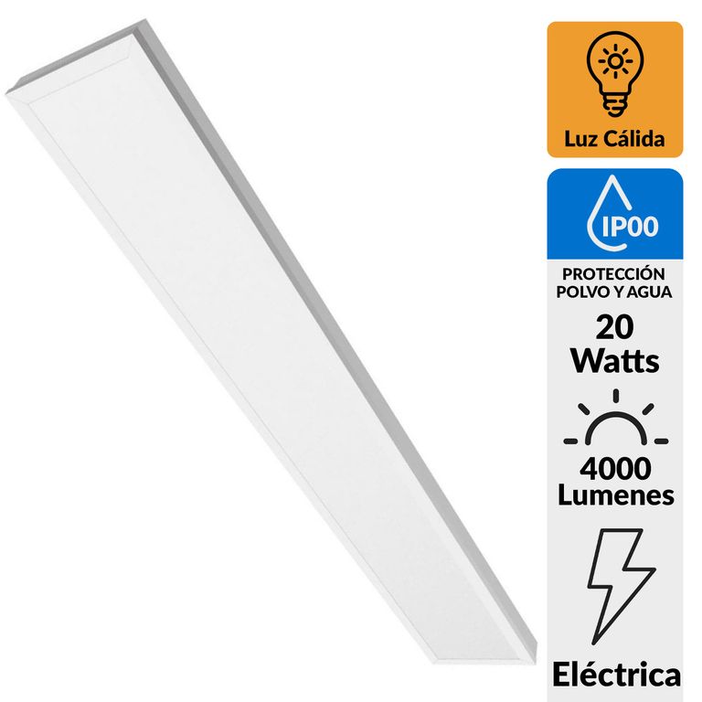 Panel Backlite 40 W 4000 lm Luz Cálida