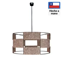 CAROLD STEVENS - Lámpara Colgante Murcia Fibras Naturales Café