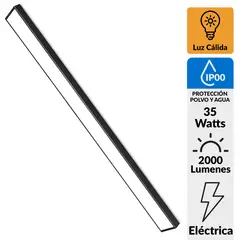 HALUX - Panel Led de Oficina 35W 10x118 cm