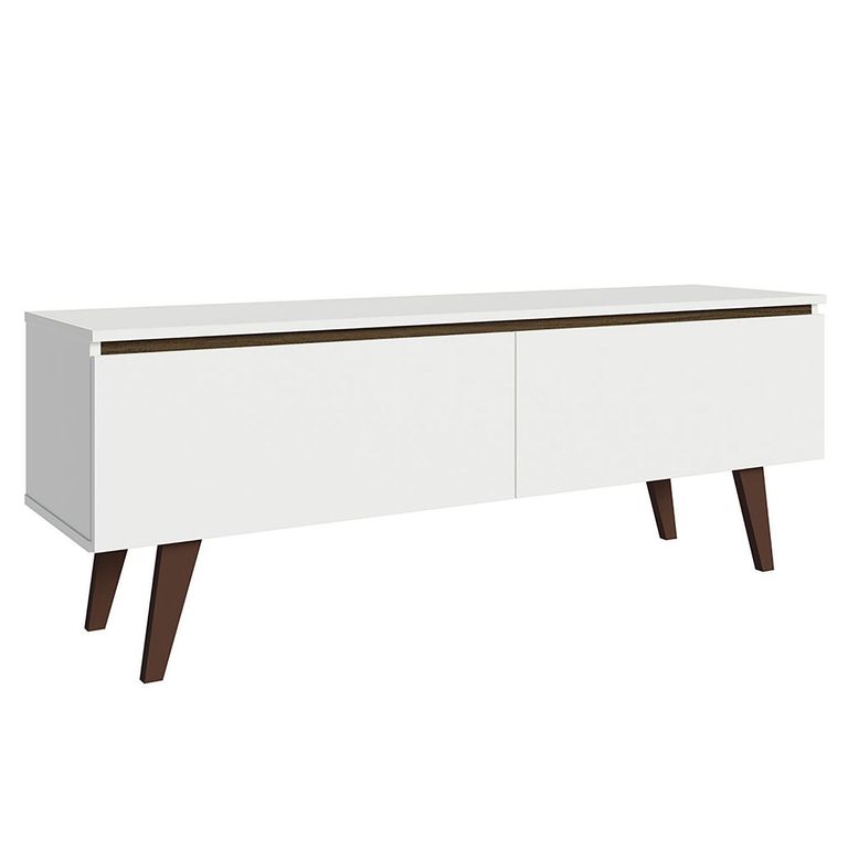 Rack TV Le Mans light Blanco 55 " 136x50x36 cm