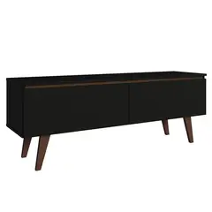 VEKKAHOME - Rack TV Le Mans Negro 55 " 136x50x36 cm