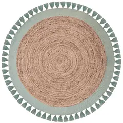 DIB - Alfombra Jute Malibu 150x150 cm Yute Gris