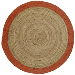 DIB - Alfombra Jute Cancun 150x150 cm naranja