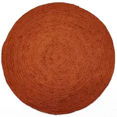 DIB - Alfombra Jute Maui 150x150 cm naranjo