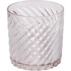 PLASUTIL - Vaso Bajo Whisky de Plástico 350 ml Transparente