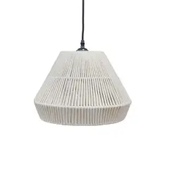 CONCEPT - Lámpara Colgante Koi Tela Beige 40 cm