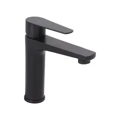 STRETTO - Monomando Lavamanos Verceli Negro