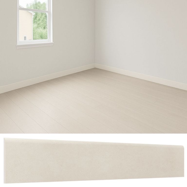 Guardapolvo 10X60 Porcelanato Cemento Bone