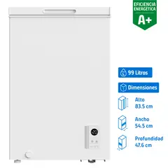 LIBERO - Freezer Horizontal 99 Litros Blanco LFH-101EC