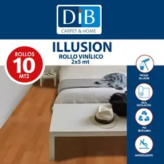 DIB - Piso Linóleo 0,5 mm 2x5 m Illusion Café 10 m2