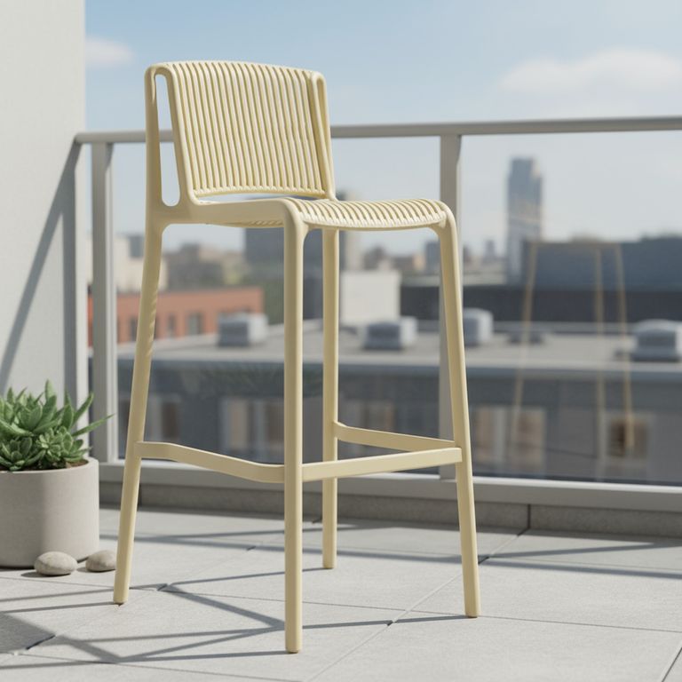 Silla Bar Verona Amarillo 100x51x47 cm