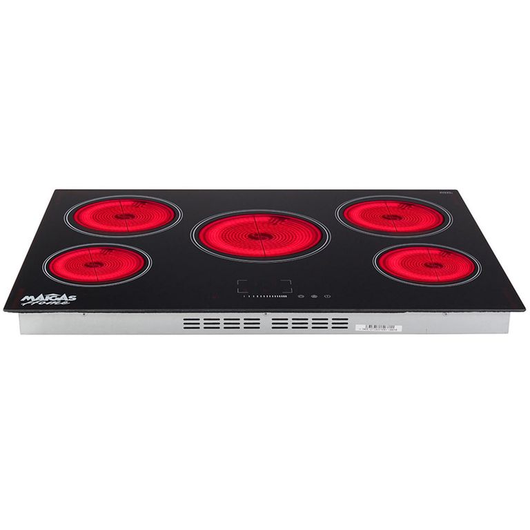 Encimera Vitrocerámica 5 Platos Negro CEV05