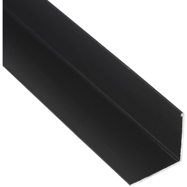 Ángulo Negro 10x10 mm 3 Metros Largo Acabado estetico