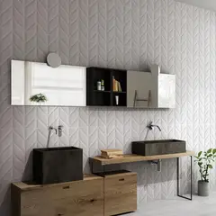 KLIPEN - Cerámica 30x60 cm Ice Deco Blanco 1.44 m2