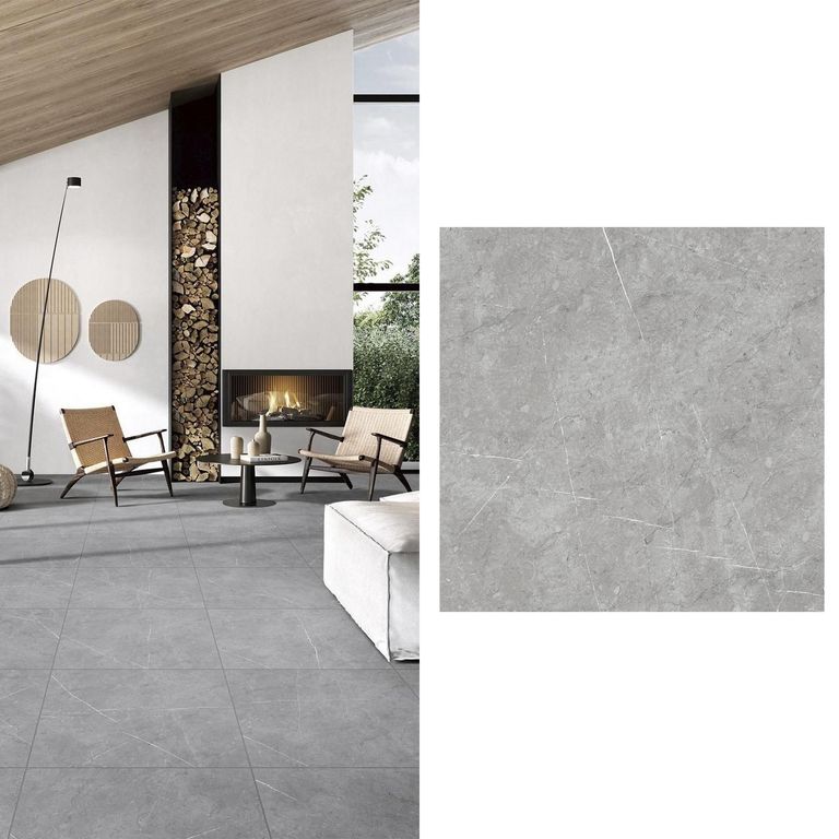 Porcelanato 60x60 cm Prestige Gris 1.44 m2