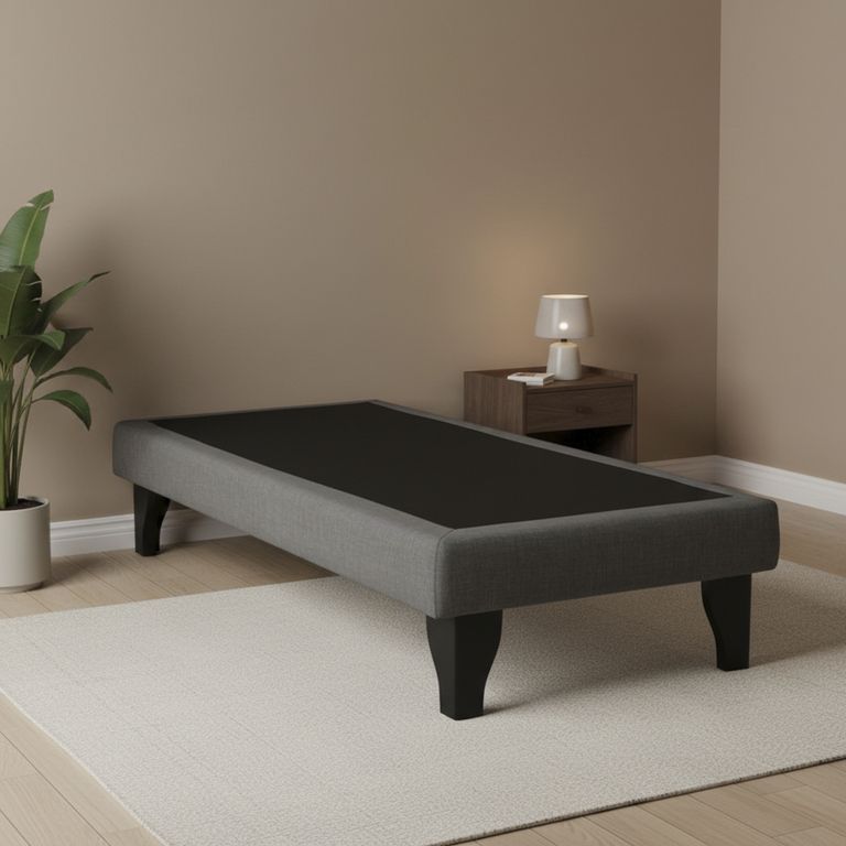 INTERMUEBLES Base Dreams 1 pl tela Chocolate