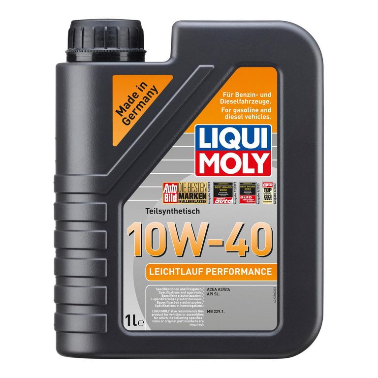 Aceite Semisintético 10w40 Antifricción 1 Litro