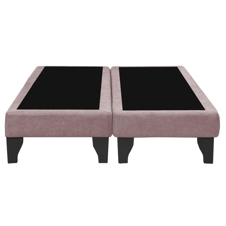 INTERMUEBLES Base Dreams King tela Rosa