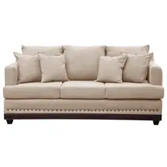 MASEL - Sofá 3 cuerpos MUSO3CET72 200x95x90 cm Beige