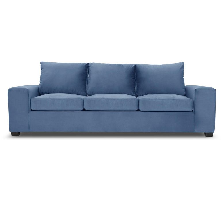 Sofá 3 cuerpos SENNA 259x94x82 cm Gris